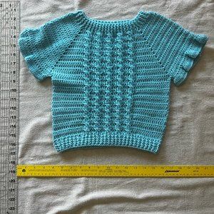 Handmade Croptop Blue